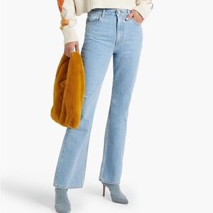 GANNI Betzy High-Rise Flare Jeans 25